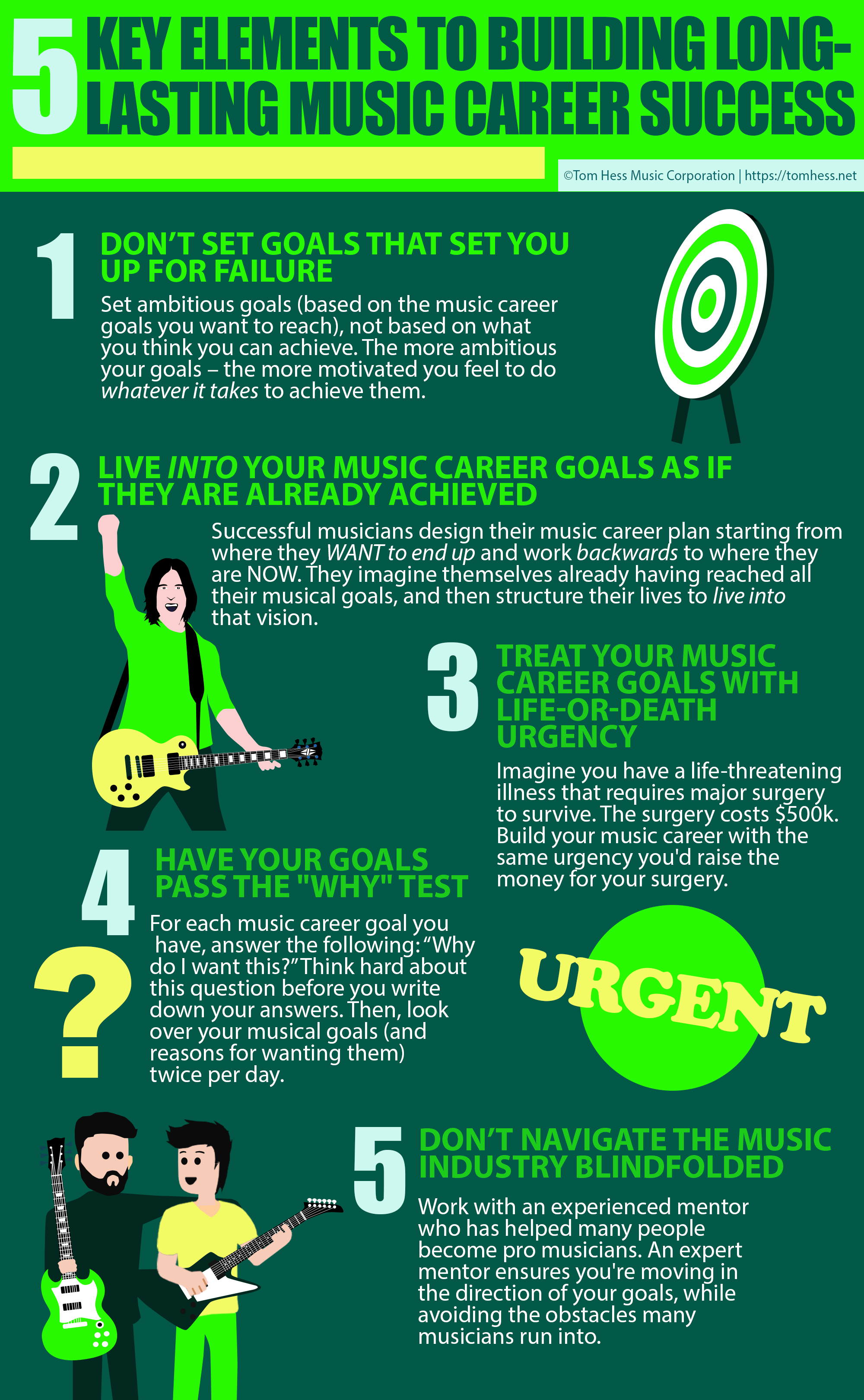 5 Key Elements To Building Long-Lasting Music Career Success