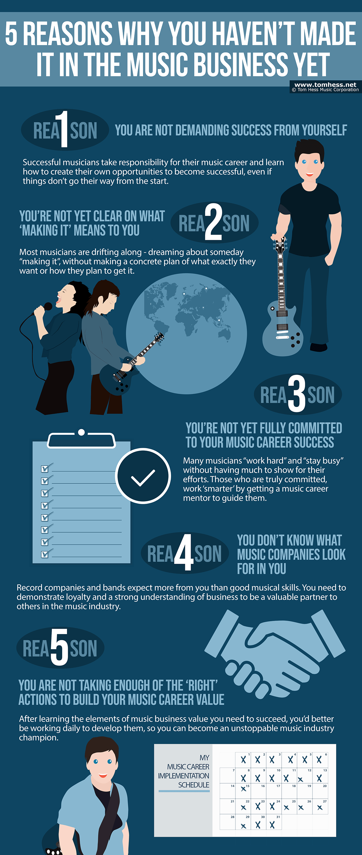 5 reasons why you haven't made it in the music business