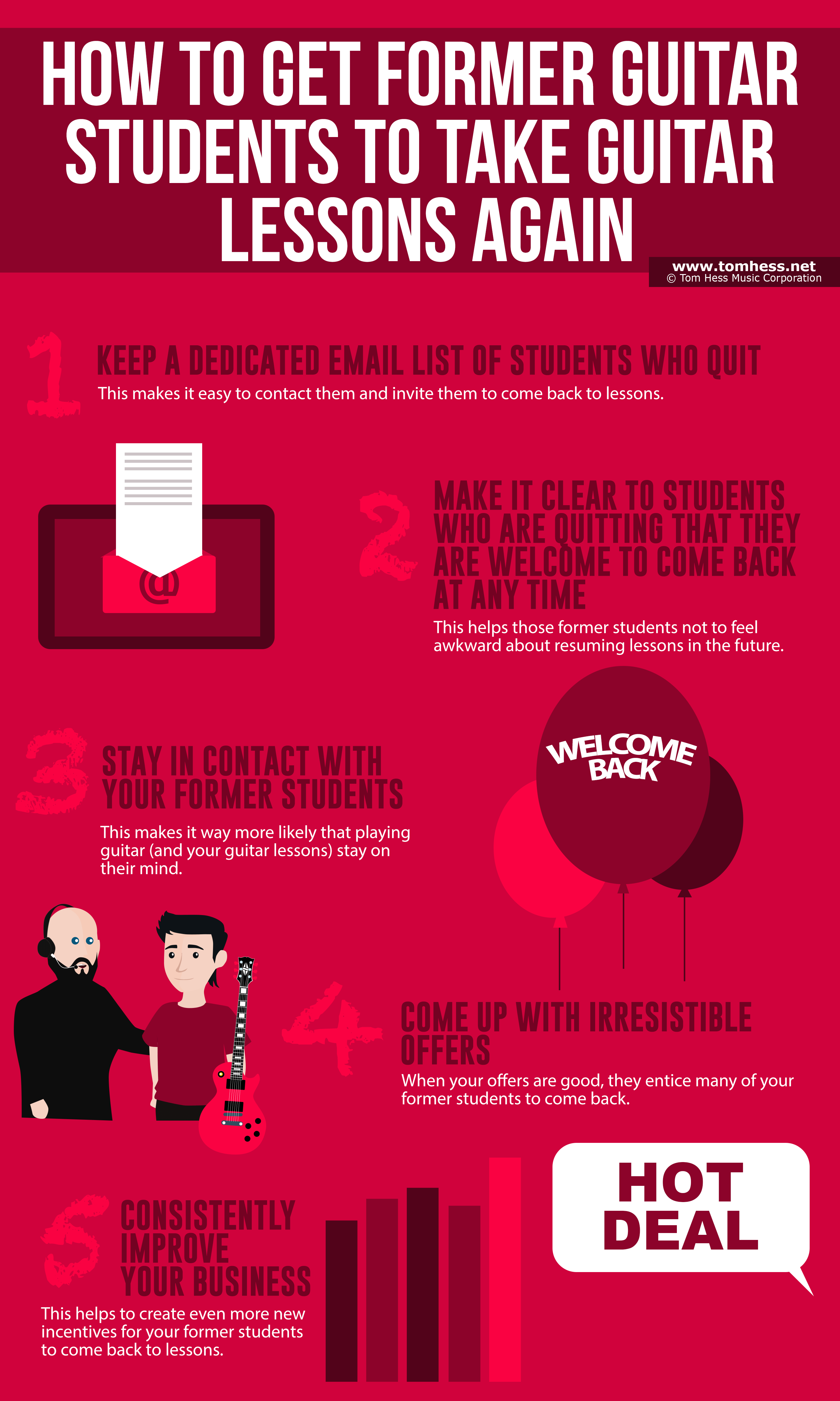 How To Get Former Guitar Students To Take Lessons Again