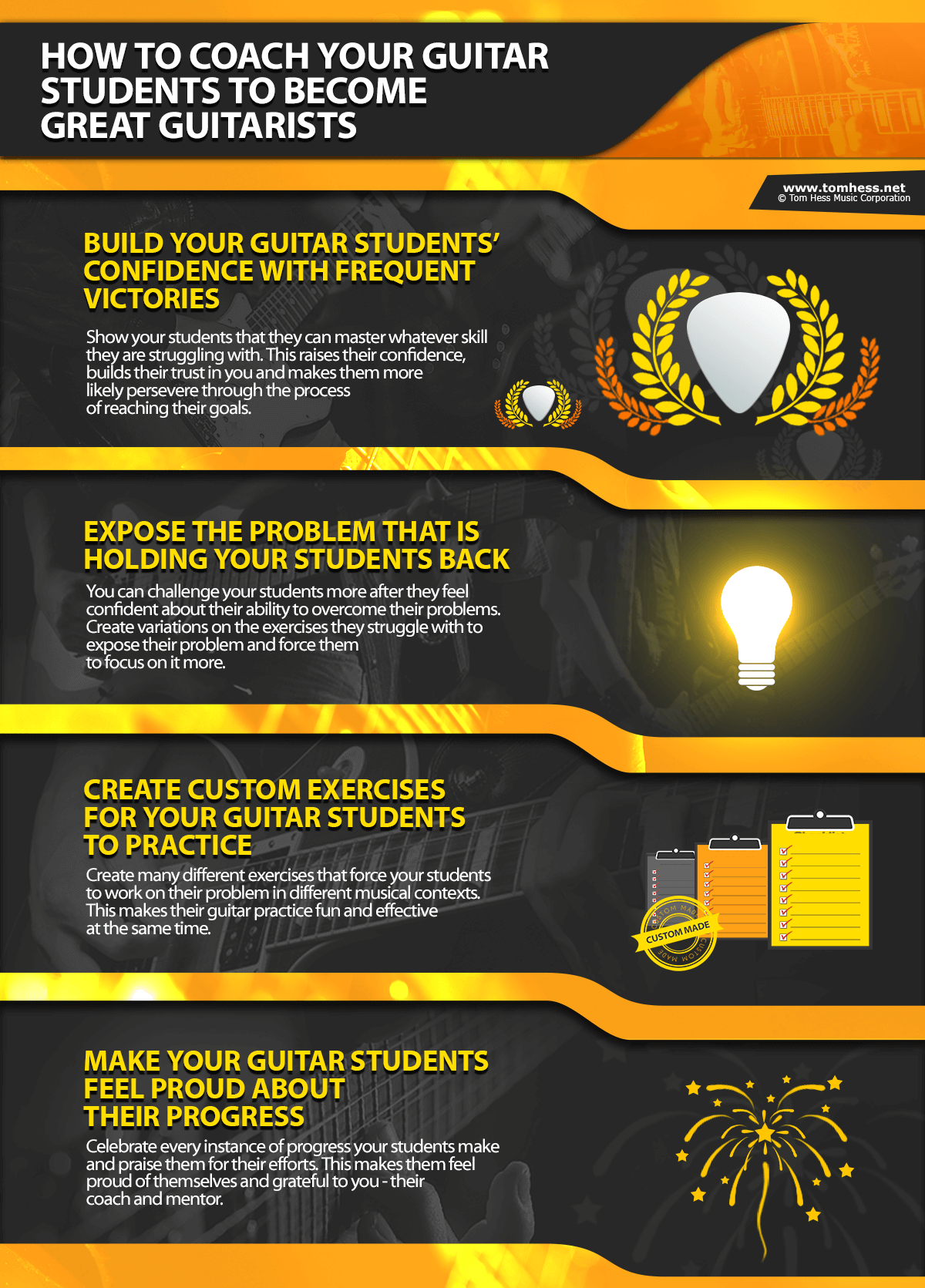 How To Coach Your Guitar Students To Become Great Guitarists