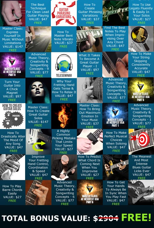 Tom Hess Best Video Guitar Lessons Online