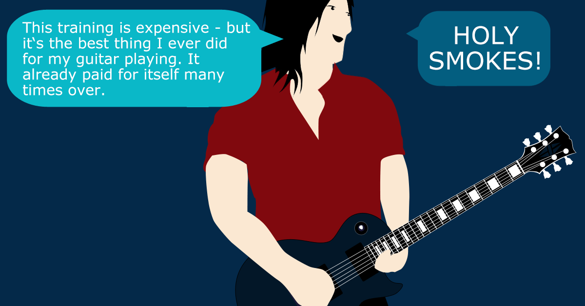 Happy Guitarist